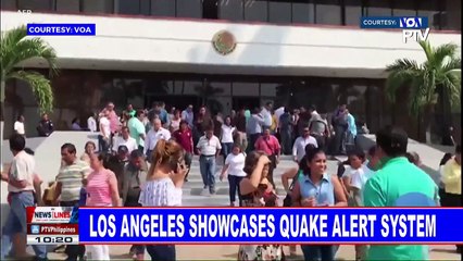 GLOBAL NEWS: Los Angeles showcases quake alert system