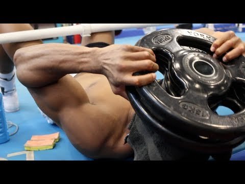 ANTHONY JOSHUA INSANE HEAD WEIGHT TRAINING AHEAD OF JOSEPH PARKER CLASH