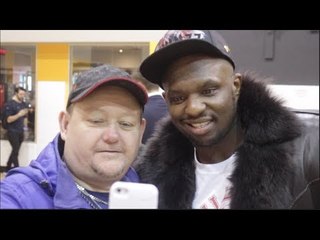 MAN OF THE PEOPLE - DILLIAN WHYTE MAKES TIME FOR THE FANS AS HE'S SET TO TAKE ON 'BIG DADDY' BROWNE