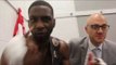 ASINIA BYFIELD  WITH STUNNING 5th ROUND STOPPAGE OF SAM McNESS - REACTS TO CROWD MAYHEM AFTER FIGHT