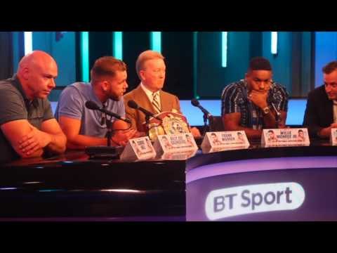 BILLY JOE SAUNDERS v WILLIE MONROE JR - OFFICIAL PRESS CONFERENCE / SAUNDERS v MONROE