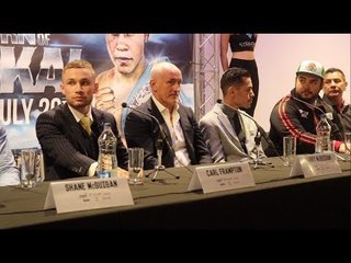 CARL FRAMPTON v ANDRES GUTIERREZ (FULL & COMPLETE) PRESS CONFERENCE VIA BELFAST/FRAMPTON v GUTIERREZ