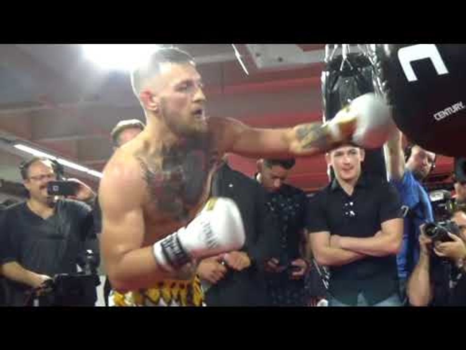 CONOR McGREGOR REACTS TO 8oz GLOVES RULING FOR MAYWEATHER FIGHT - EXPLAINS WHY HE WANTED THEM