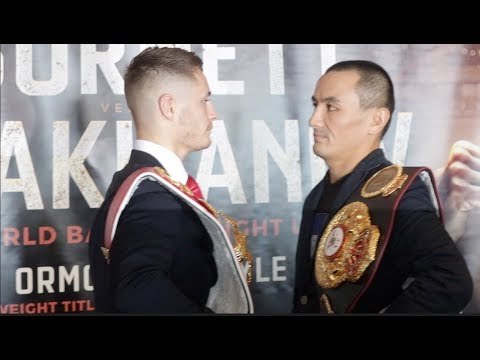 RYAN BURNETT v ZHANAT ZHAKIYANOV - OFFICIAL HEAD TO HEAD IN BELFAST AHEAD OF UNIFICATION CLASH