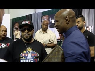 CHRIS EUBANK SNR & ICE CUBE DISAGREE & DEBATE ON FLOYD MAYWEATHER v CONOR McGREGOR!!