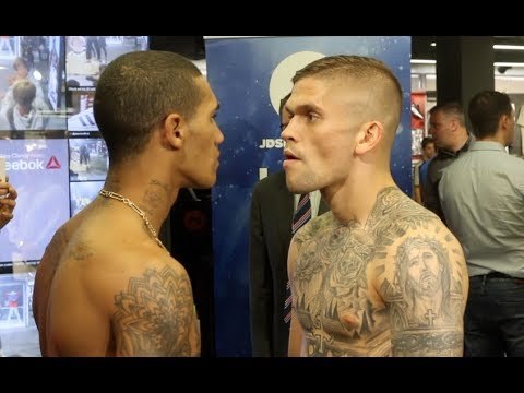 SOME TATTOOS ON THE PAIR! - CONOR BENN v KANE BAKER - OFFICIAL WEIGH IN (@ JD SPORTS) / NXTGEN
