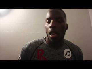 SAUCY LITTLE... LAWRENCE OKOLIE REACTS TO GOING THE DISTANCE FIRST TIME IN HIS PROFESSIONAL CAREER