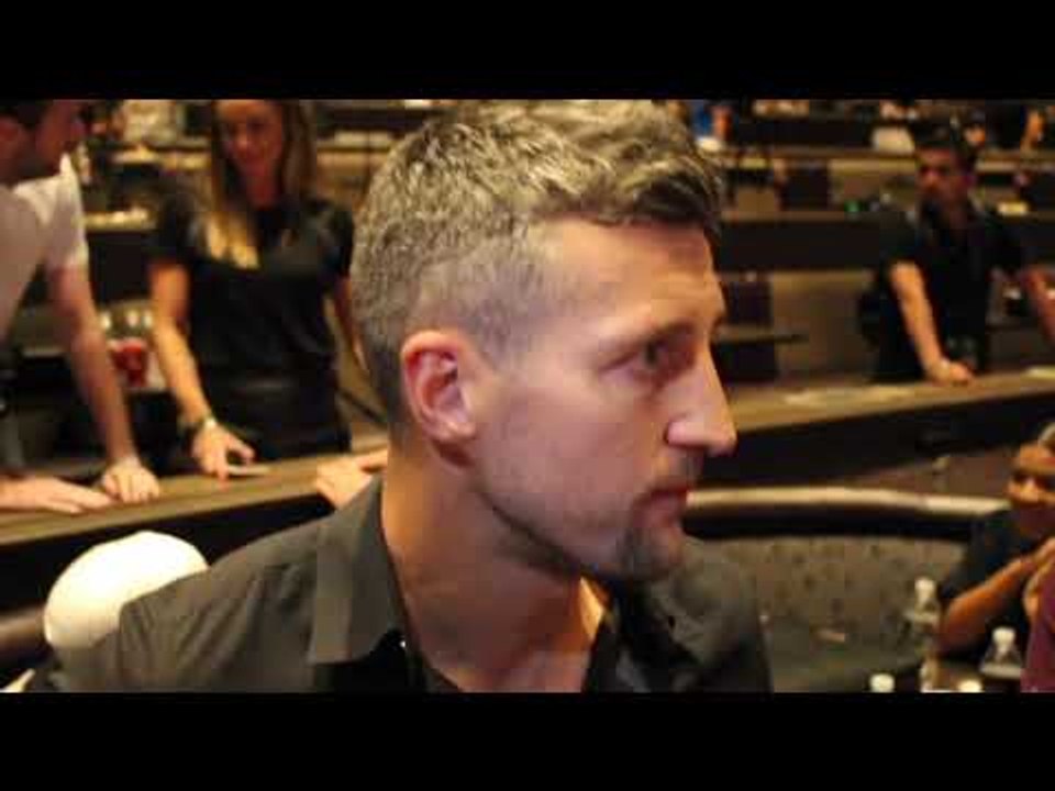 'I AM NOT CONVINCED THAT CONOR McGREGOR IS THIS BIG POWER PUNCHER' - CLAIMS CARL FROCH