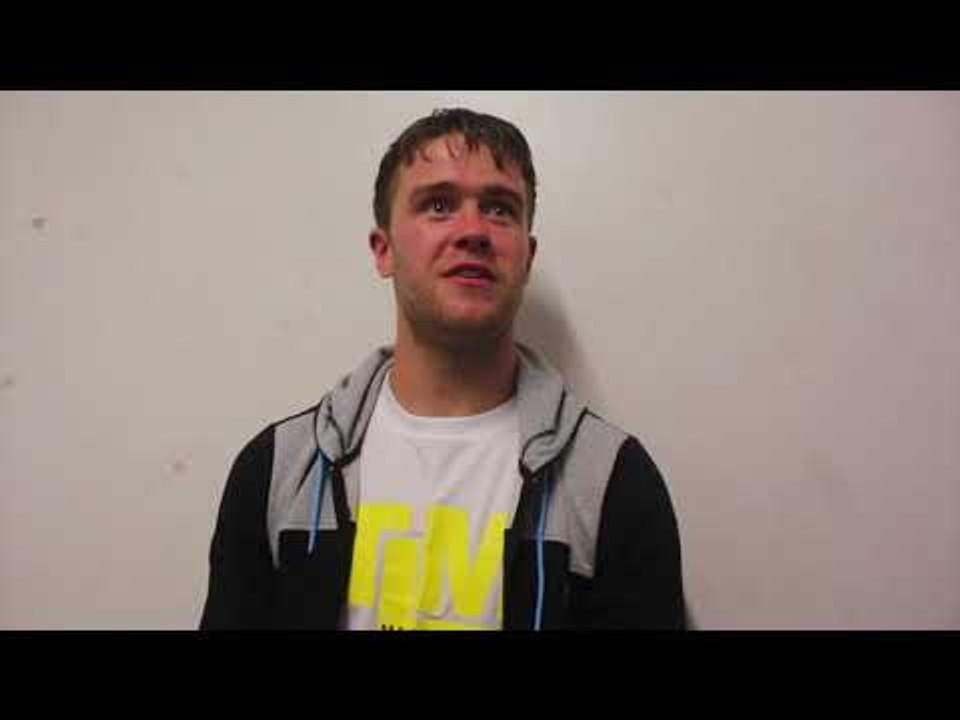 TALENTED DANNY DIGNUM REACTS TO MOVING TO 4-0 W/ WIN ON NXT GEN SHOW@ YORK HALL