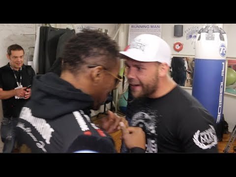 HEATED BEEF!! - BILLY JOE SAUNDERS & WILLIE MONROE JR SQUARE UP & CLASH - MAYHEM AT PEACOCK GYM!