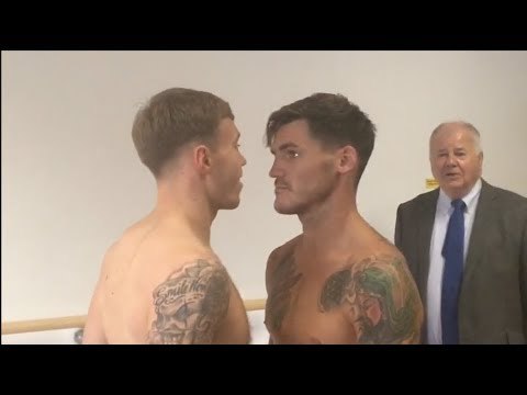 ENGLISH TITLE CLASH!! - JOEL McINTYRE v LIAM CONROY - WEIGH IN & HEAD TO HEAD /McINTYRE v CONROY