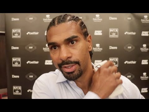 DAVID HAYE REACTS ON MAYWEATHER v McGREGOR, TALKS PARKER v FURY, GGG v CANELO, JOSHUA v PULEV & MORE