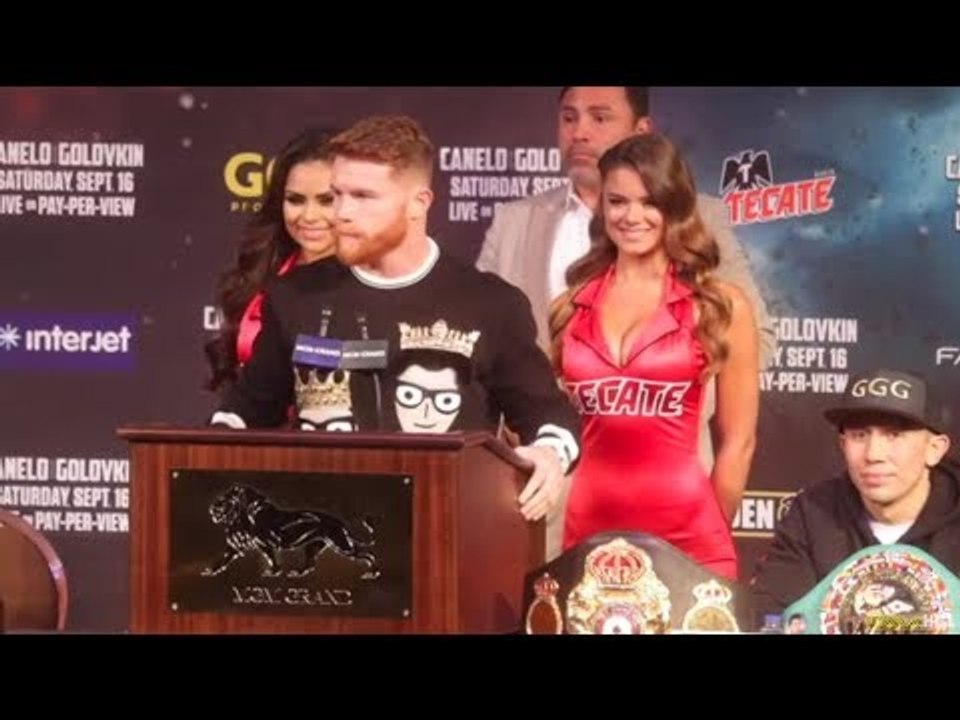 SAUL 'CANELO' ALVAREZ v GENNADY GOLOVKIN (FULL & UNCUT) FINAL PRESS CONFERENCE / SUPREMACY