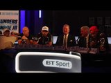ZAK CHELLI SNR SPARRING OUTBURST IN PRESS CONFERENCE TO BILLY JOE SAUNDERS & DOMINIC INGLE