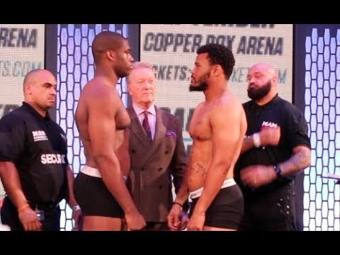 HEAVYWEIGHTS COLLIDE! - DANIEL DUBOIS v AJ CARTER - OFFICIAL WEIGH IN VIDEO / SAUNDERS v MONROE JR