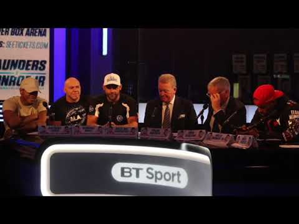 HILARIOUS! - BILLY JOE SAUNDERS v WILLIE MONROE JR - *FULL & UNCUT* BIZARRE FINAL PRESS CONFERENCE