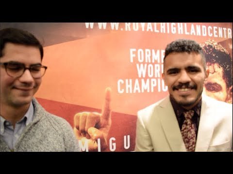 'WHEN I COME BACK TO SCOTLAND FIGHTING JOSH TAYLOR IM BRING SOME EXTRA COATS!' - MIGUEL VAZQUEZ