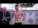 BRITISH TITLE CLASH!! JOSH WALE v DON BROADHURST   OFFICIAL WEIGH IN & HEAD TO HEAD