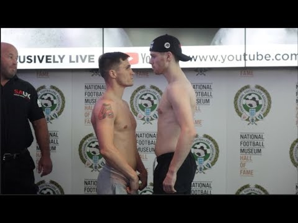 JOE MURRAY v MATTY FAGAN - OFFICIAL WEIGH IN & HEAD TO HEAD / PARKER v FURY