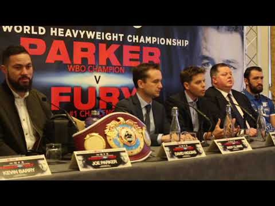 HEATED!!!!! JOSEPH PARKER v HUGHIE FURY **FULL & UNCUT** LONDON PRESS CONFERENCE / PARKER v FURY