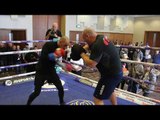 MASHER BOOM BYE YAE!!! - SEAN 'MASHER' DOOD READY TO SILENCE TOM STALKER - HAMMERS THE PADS!