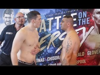 INTENSE STAIR DOWN! - CRAIG GLOVER v FERENC ZSALEK - WEIGH I & HEAD TO HEAD /BATTLE ON THE MERSEY