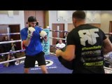 THE ROCK HAMMER! - ROCKY FIELDING BATTERS THE PADS WITH JAMIE MOORE AHEAD OF BROPHY CLASH