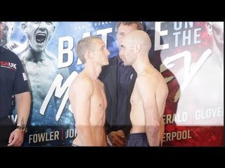 DEJA VU! - PAUL BUTLER v STUART HALL - OFFICIAL WEIGH IN & HEAD TO HEAD / BATTLE ON THE MERSEY