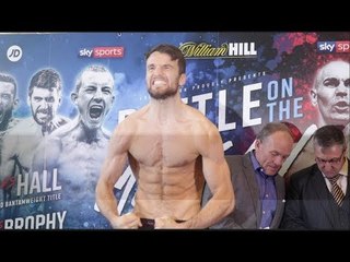 ANTHONY FOWLER v JAY BYRNE - OFFICIAL WEIGH IN & HEAD TO HEAD /