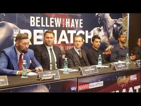 TONY BELLEW v DAVID HAYE - OFFICIAL PRESS CONFERENCE (FULL & COMPLETE) / THE REMATCH / BELEW v HAYE