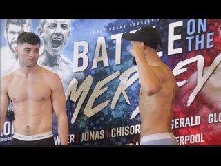 NOT IMPRESSED! SCOTT FITZGERALD v BRADLEY PRYCE - OFFICIAL WEIGH IN & HEAD TO HEAD