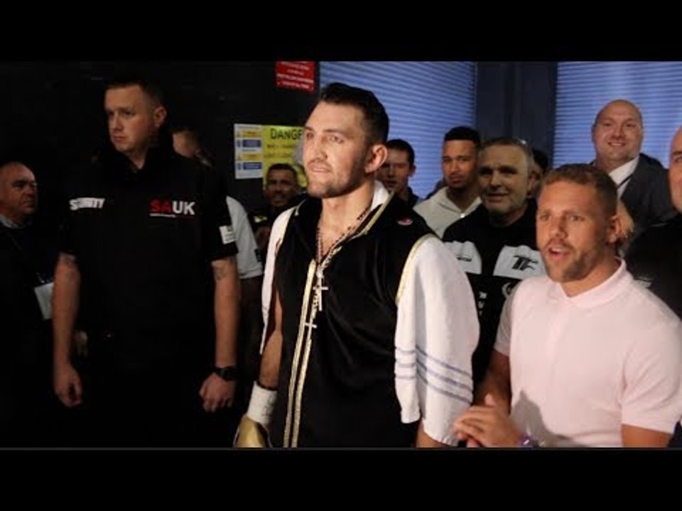 HUGHIE FURY FULL RING WALK - w/ TYSON FURY, BILLY JOE SAUNDERS & WHOLE OF TEAM FURY / PARKER v FURY