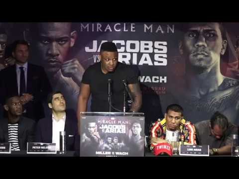 EDDIE HEARN PRESENTS MATCHROOM USA - JACOBS v ARIAS / MILLER v WACH - FULL NEW YORK PRESS CONFERENCE
