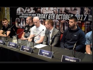CORNISH v SEXTON / SIMMONS v BARCLAY / & FULL CAPITAL COLLISION UNDERCARD PRESS CONFERENCE