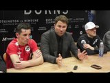 ANTHONY CROLLA v RICKY BURNS -  POST FIGHT PRESS CONFERENCE W/ EDDIE HEARN, GALLAGHER & SIMS