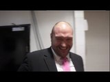 'HE AINT HEAVY HES MY COUSIN!' (EXCLUSIVE FOOTAGE) HOSEA BURTON, TYSON FURY & BARRY HEARN POST FIGHT