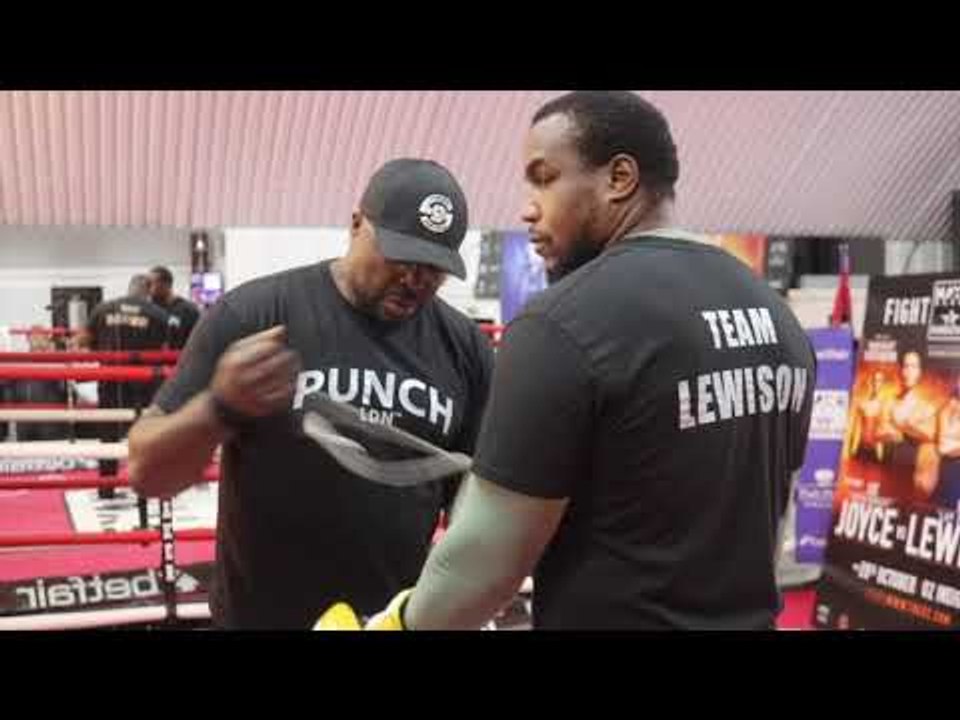 'THEY SAID I COULD ONLY DO 1 ROUND!?' - IAN LEWISON OFFICIAL WORK OUT / JOYCE v LEWISON