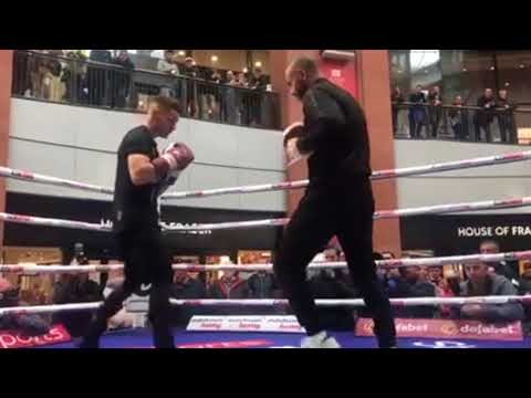 WAR BURNETT!!! - RYAN BURNETT HITS PADS WITH ADAM BOOTH - READY TO UNIFY DIVISION! (BELFAST)