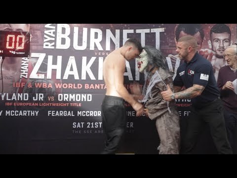 MENTAL!! RENALD GARRIDO DRESSES AS A MONSTER AS HIM AND TYRONE McKENNA TANGLE DURING HEATED WEIGH IN