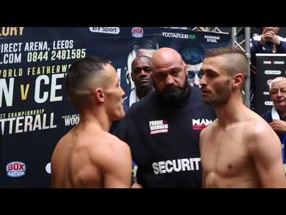 I PREDICT A RIOT!! - JOSH WARRINGTON v DENNIS CEYLAN - OFFICIAL WEIGH-IN VIDEO / EDGE OF GLORY