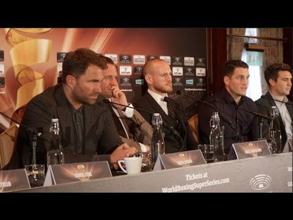 GEORGE GROVES v JAMIE COX - OFFICIAL PRESS CONFERENCE W/ KALLE SAUERLAND & EDDIE HEARN