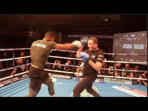 HEAVYWEIGHT MONSTER!!! - ANTHONY JOSHUA OFFICIAL PUBLIC WORKOUT IN CARDIFF/ JOSHUA v TAKAM