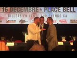 BILLY JOE SAUNDERS TELLS DAVID LEMIEUX - I AM GYPSY -CHIN OF GRANITE -ILL PUT YOU OUT LIKE A CANDLE!