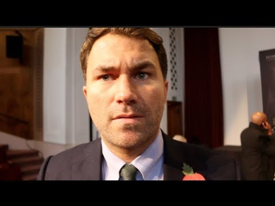 EDDIE HEARN ON JOSHUA-TAKAM, WHYTE, DAVE ALLEN UPDATE, STREET FIGHT BACK UP, HAYE-BELLEW UNDERCARD