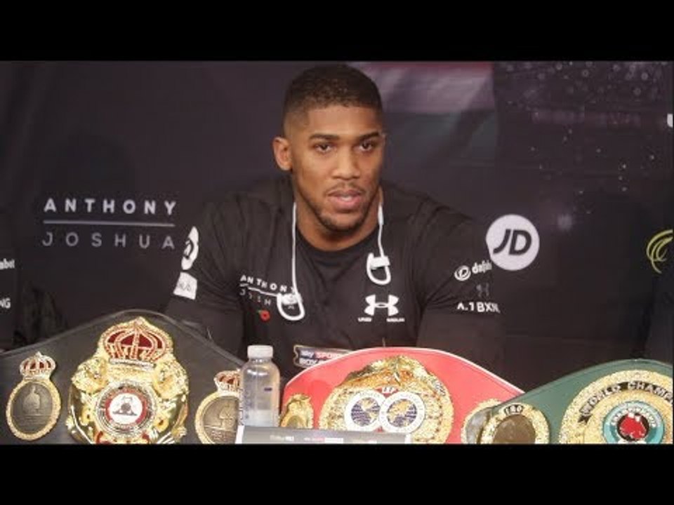 ANTHONY JOSHUA v CARLOS TAKAM - (FULL & COMPLETE) PRESS CONFERENCE W/ EDDIE HEARN & ADAM SMITH