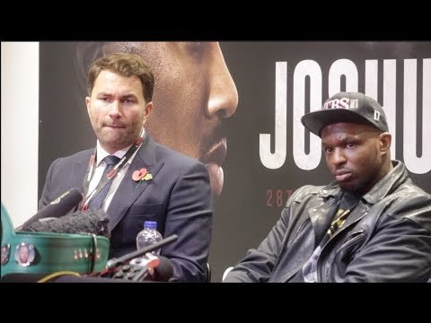 DILLIAN WHYTE v ROBERT HELENIUS - (FULL) POST FIGHT PRESS CONFERENCE W/ EDDIE HEARN & MARK TIBBS