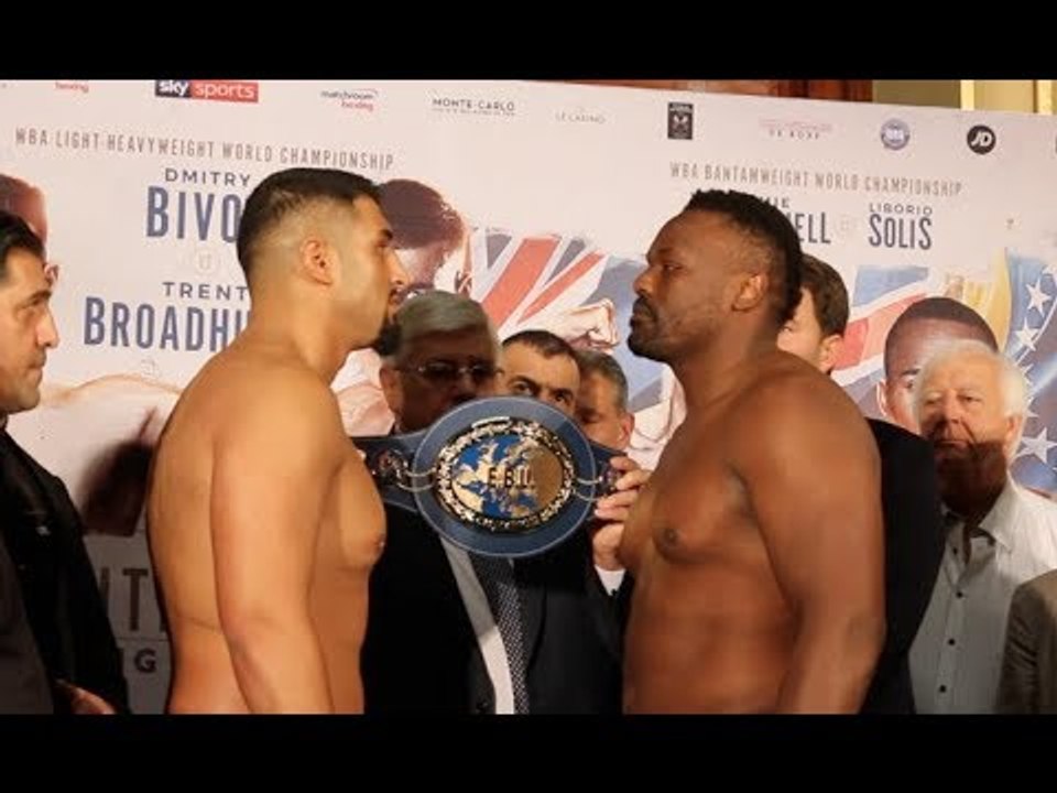 WAR CHISORA!!! - DERECK CHISORA v AGIT KABAYEL - OFFICIAL WEIGH IN (FROM MONACO) / BOXING BONANZA