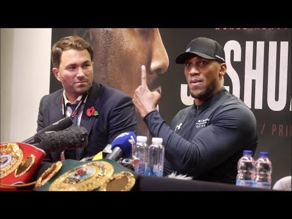ANTHONY JOSHUA v CARLOS TAKAM - (FULL) POST FIGHT PRESS CONFERENCE W/ EDDIE HEARN & ROB McCRACKEN