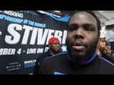 BERMANE STIVERNE - 'THERE'S A REASON DEONTAY WILDER COULDNT KNOCK ME OUT, NOW I GET MY CHANCE'