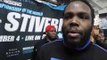 BERMANE STIVERNE - 'THERE'S A REASON DEONTAY WILDER COULDNT KNOCK ME OUT, NOW I GET MY CHANCE'